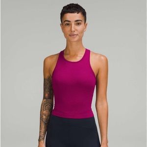 ululemon Ebb to Street Cropped Racerback Tank Top | SIZE 6